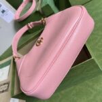 Gucci Women GG Aphrodite Small Shoulder Bag Light Pink Soft Leather Double G - Image 5