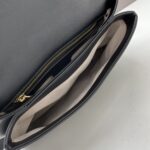 Gucci Women GG Blondie Medium Bag Black Leather Round Interlocking G - Bild 7