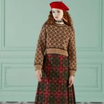 Gucci Women GG Horsebit Cashmere Jacquard Sweater Camel Brown Wool Crewneck – Bild 16