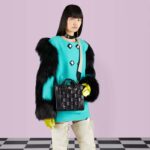 Gucci Women GG Matelassé Mini Top Handle Bag Black Leather Double G - Image 11