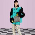 Gucci Women GG Matelassé Mini Top Handle Bag Dusty Grey Leather Double G - immagine 11