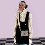 Gucci Women GG Matelassé Small Top Handle Bag Dusty Grey Leather Double G - Imagen 12