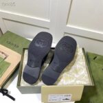 Gucci Women GG Slipper Interlocking G Black Leather Low 2.5 Cm Heel – Image 6