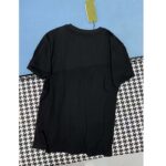 Gucci Men GG Vintage Logo Print T-Shirt Black Cotton Jersey Crewneck Short Sleeves - Image 4