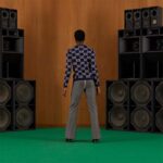 Gucci Men GG Wool Jacquard Sweater Blue Ivory Long Sleeves Crewneck - immagine 8