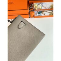 Hermes Women Mini Kelly 20 Bag Epsom Leather Gold Hardware-Grey (1)
