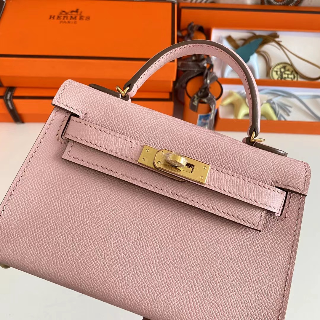 Hermès Kelly 20 Mini Sellier Epsom Malachite GHW - Kaialux