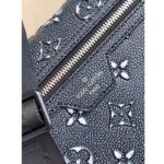 Louis Vuitton LV Unisex Archy Messenger MM Bag Black Charcoal Cowhide Leather - Image 9