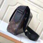 Louis Vuitton LV Unisex Archy Messenger MM Bag Monogram Macassar Coated Canvas – Image 4