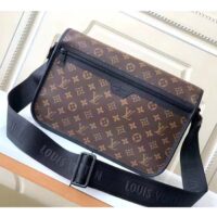 Louis Vuitton LV Unisex Archy Messenger MM Bag Monogram Macassar Coated Canvas (14)