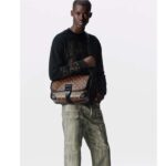 Louis Vuitton LV Unisex Archy Messenger MM Bag Monogram Macassar Coated Canvas – Image 14