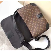 Louis Vuitton LV Unisex Archy Messenger MM Bag Monogram Macassar Coated Canvas (14)