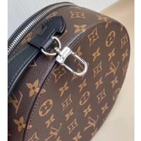 Louis Vuitton LV Unisex Audio Case Monogram Macassar Coated Canvas Black Cowhide (2)