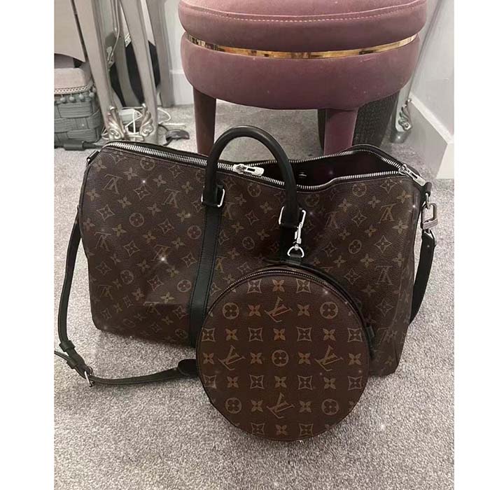 Louis Vuitton Audio Case Monogram Macassar Brown in Coated Canvas