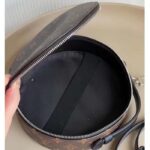 Louis Vuitton LV Unisex Audio Case Monogram Macassar Coated Canvas Black Cowhide – Bild 11