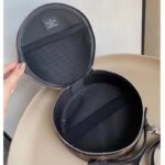 Louis Vuitton LV Unisex Audio Case Monogram Macassar Coated Canvas Black Cowhide – Bild 9