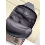 Louis Vuitton LV Unisex Avenue Sling Bag Brown Monogram Macassar Coated Canvas Cowhide – Bild 7