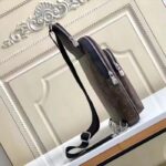 Louis Vuitton LV Unisex Avenue Sling Bag Brown Monogram Macassar Coated Canvas Cowhide – Bild 5