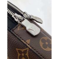 Louis Vuitton LV Unisex Avenue Sling Bag Brown Monogram Macassar Coated Canvas Cowhide (8)