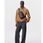 Louis Vuitton LV Unisex Avenue Sling Bag Brown Monogram Macassar Coated Canvas Cowhide – Bild 12