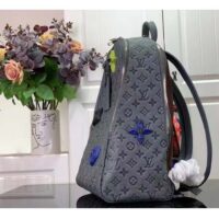 Louis Vuitton LV Unisex Ellipse Backpack Granite Taurillon Monogram Embossed Cowhide Leather (5)