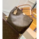 Louis Vuitton LV Unisex Graceful MM Hobo Pivoine Pink Monogram Coated Canvas - Image 2