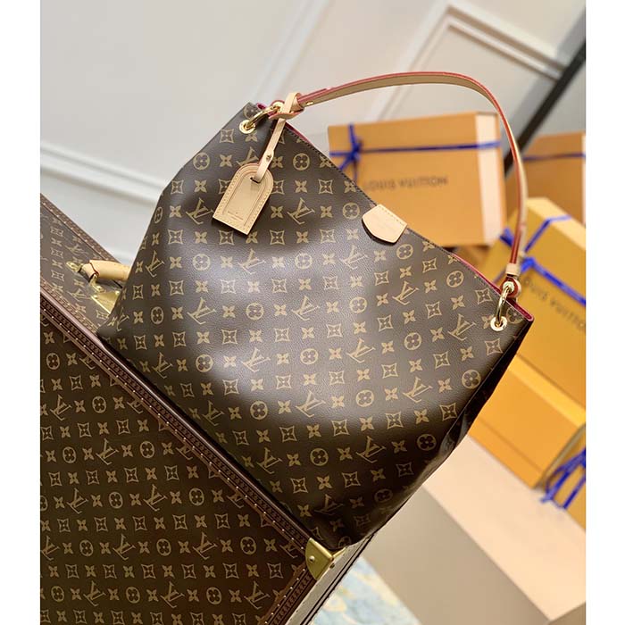 Louis Vuitton Monogram Canvas Graceful MM Hobo (SHF-0g4KDP) – LuxeDH