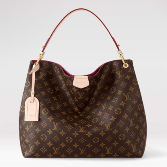 Louis Vuitton LV Unisex Hobo Cruiser PM Handbag Granite Taurillon Monogram  Embossed Cowhide - LULUX