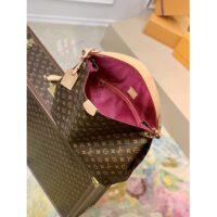 Louis Vuitton LV Unisex Graceful MM Hobo Pivoine Pink Monogram Coated Canvas (2)