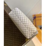 Louis Vuitton LV Unisex Graceful MM Hobo Rose Ballerine Pink Damier Azur Coated Canvas - Image 4