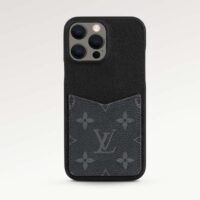 Louis Vuitton LV Unisex IPhone 13 Pro Max Bumper Coated Canvas Calf Leather (1)