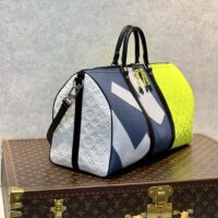 Louis Vuitton LV Unisex Keepall Bandoulière 50B Yellow Taurillon Cowhide Leather (3)