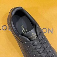 Louis Vuitton LV Unisex Luxembourg Sneaker Monogram Embossed Grained Calf Leather Black Rubber (11)