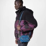 Louis Vuitton LV Unisex Mini Soft Trunk Denim Blue Cowhide Leather – Image 13