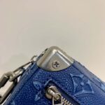 Louis Vuitton LV Unisex Mini Soft Trunk Denim Blue Cowhide Leather – Image 8