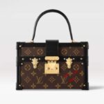 Louis Vuitton LV Unisexe Petite Malle V. Monogram Toile Enduite S-Lock