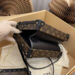 Louis Vuitton LV Unisex Petite Malle V. Monogram Coated Canvas S-Lock – Image 9