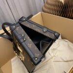 Louis Vuitton LV Unisex Petite Malle V. Monogram Coated Canvas S-Lock – Image 7