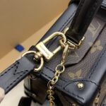 Louis Vuitton LV Unisex Petite Malle V. Monogram Coated Canvas S-Lock – Image 15