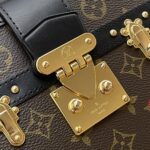 Louis Vuitton LV Unisex Petite Malle V. Monogram Coated Canvas S-Lock – Image 10