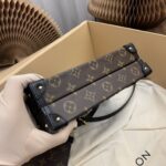 Louis Vuitton LV Unisex Petite Malle V. Monogram Coated Canvas S-Lock – Image 6