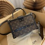 Louis Vuitton LV Unisex Petite Malle V. Monogram Coated Canvas S-Lock – Image 4