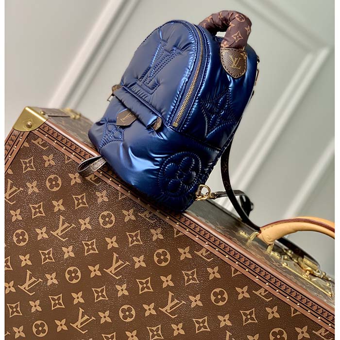 Louis Vuitton Mini Palm Springs Puffer Backpack - Blue