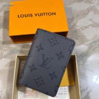 Louis Vuitton LV Unisex Pocket Organizer Coated Canvas Cowhide Leather Lining (4)