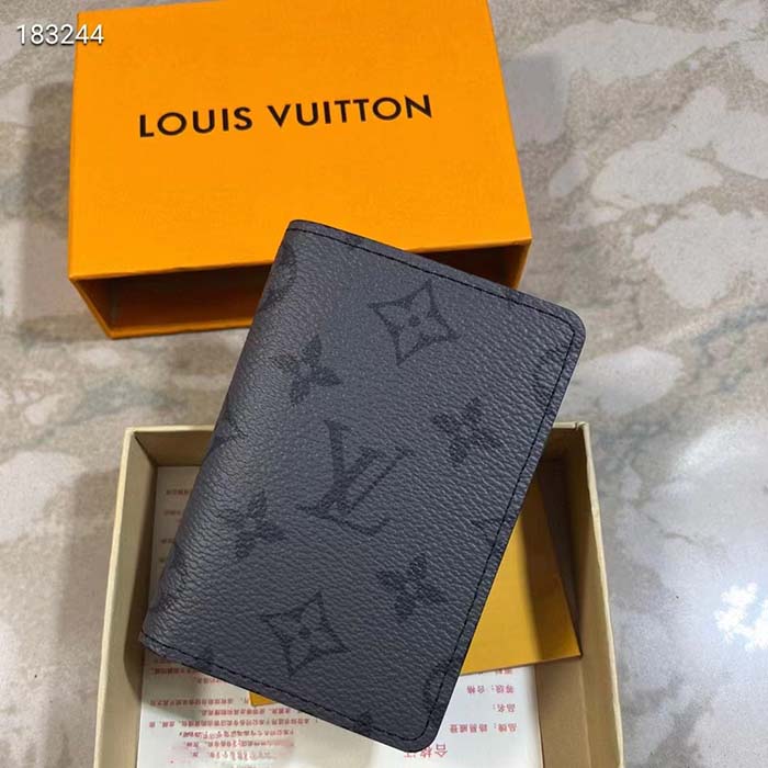 Louis Vuitton LV Unisex Pocket Organizer Coated Canvas Cowhide Leather Lining (1)