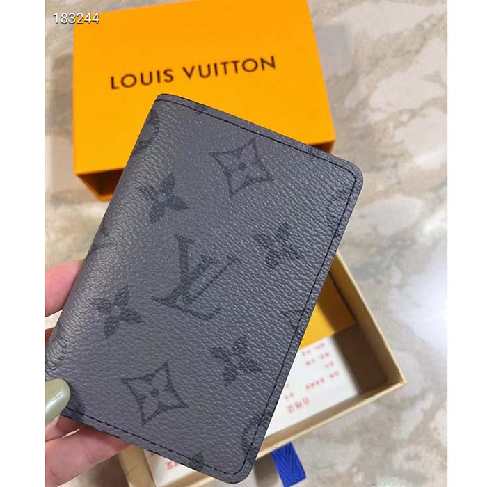 Louis Vuitton LV Unisex Pocket Organizer Coated Canvas Cowhide Leather Lining (5)
