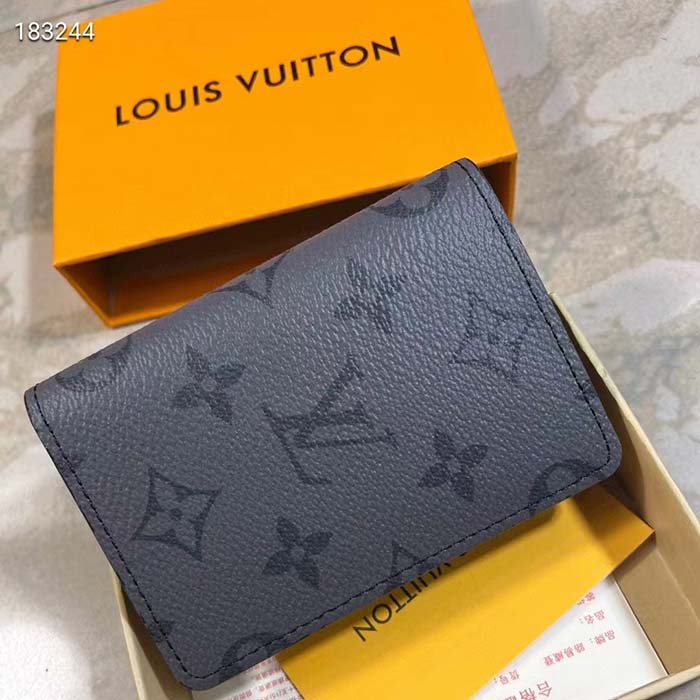 Louis Vuitton LV Unisex Pocket Organizer Coated Canvas Cowhide Leather Lining (8)