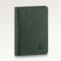 Louis Vuitton LV Unisex Pocket Organizer Epicea Glacier Taiga Cowhide Leather (2)