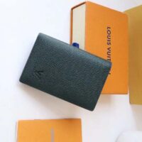 Louis Vuitton LV Unisex Pocket Organizer Epicea Glacier Taiga Cowhide Leather (2)