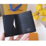 Louis Vuitton LV Unisex Pocket Organizer Glacier Black Taiga Cowhide Leather – Bild 7